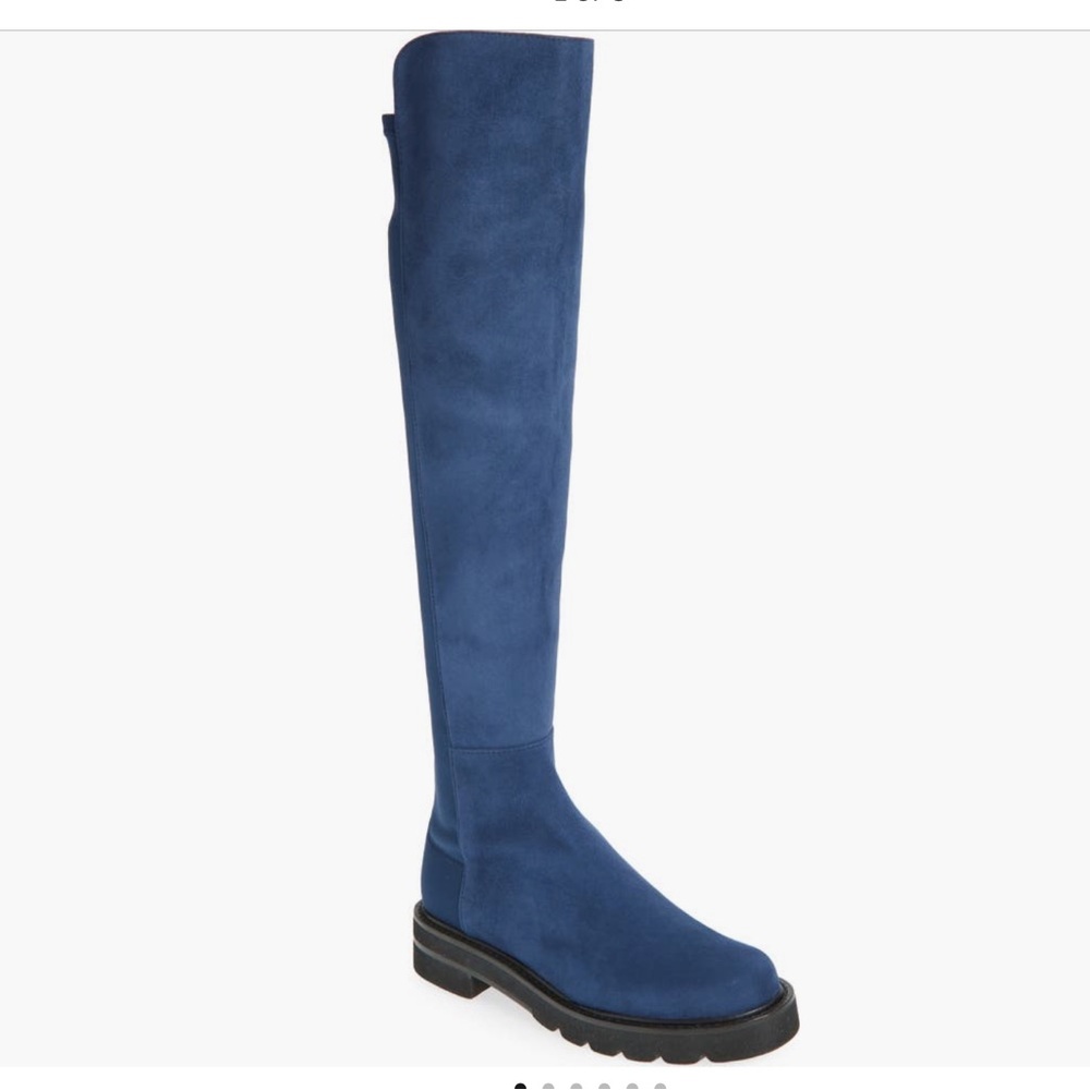 NIB STEWART WEITZMAN BLUE Knee-High Women's Boots